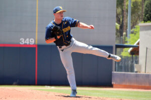 Derek Clark throws a complete-game gem to lead WVU past No. 25 Dallas Baptist in NCAA tournament